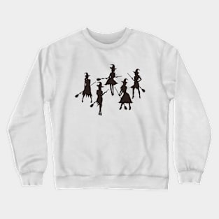 Sexy Witches Silhouette Crewneck Sweatshirt